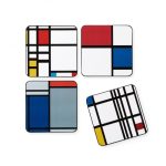 Mondrian Coasters (set of 4) - MoMA