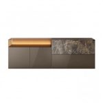 36e8 Glass Sideboard 1334 (Port Saint Laurent polished XGlass) - Lago