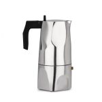 Ossidiana Espresso Coffee Maker 3 Cups (Aluminum) - Alessi