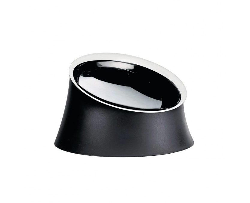 Wowl Dog Bowl Small 21cm (Black) - Alessi