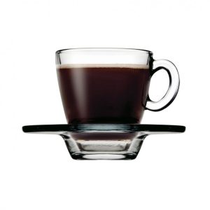 Aqua Espresso Cups & Saucers (Set of 6)