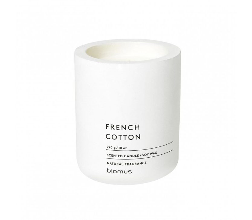 Scented Candle FRAGA L French Cotton - Blomus