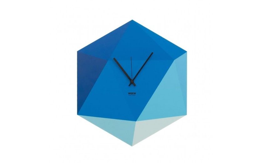 Blue Timeshape Clock - WEEW Smart Design