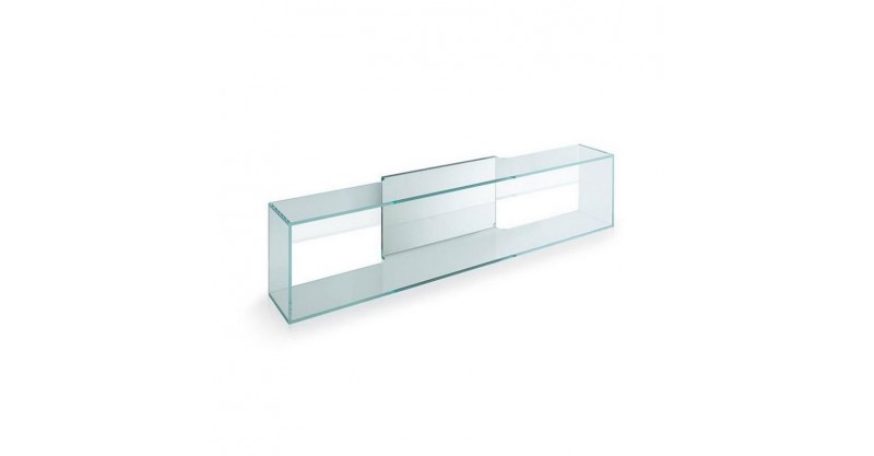 Brama 1 Glass Wall Shelf - Tonelli Design