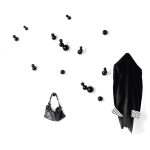 Bubbles Wall Hangers Set of 5 (Black Lacquered) - Mogg