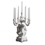 The No Evil Monkeys Giant Burlesque Chandelier (White) - Seletti