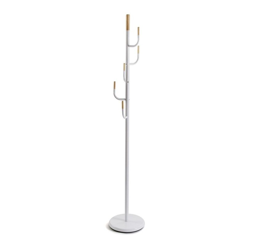 Cactus Coat Rack (Metal / White) - Versa