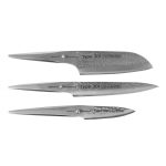 Knife Set of 3 Type 301 P529-HM Hammered by F.A. Porsche - Chroma