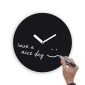 Draw Up Wall Clock (Black) - WEEW Smart Design