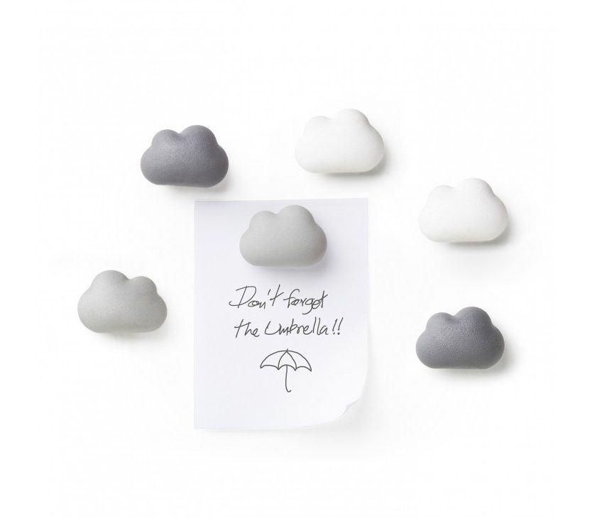 Cloud Magnets (Set of 6) - Qualy