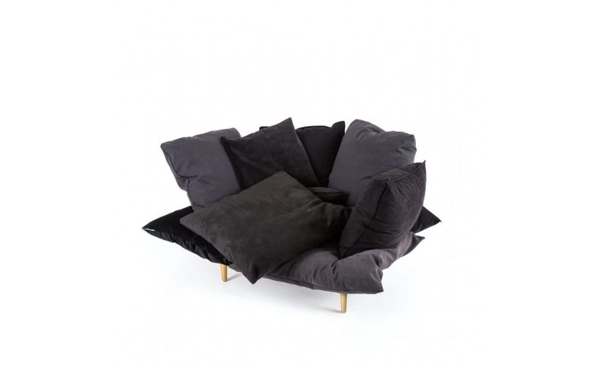 Comfy Armchair (Charcoal Grey) - Seletti
