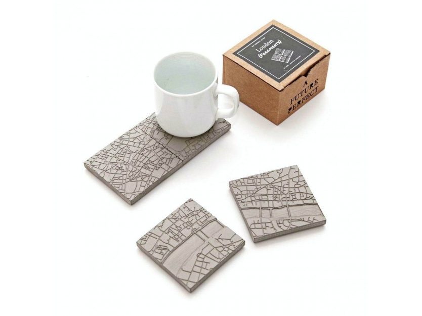 London Fragments Concrete Coasters (set of 4) - A Future Perfect