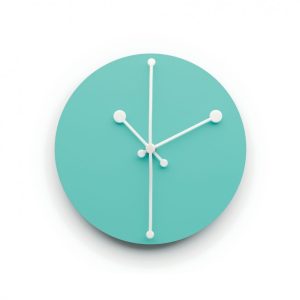 Dotty Wall Clock (Turquoise) - Alessi