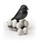 Egg Sparrow Magnetic Set (Black) - Qualy