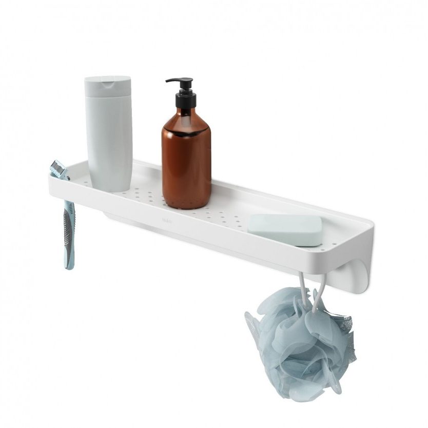Flex Sure-Lock Bath Shelf (White) - Umbra
