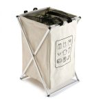 Foldable Laundry Basket (Beige) - Versa