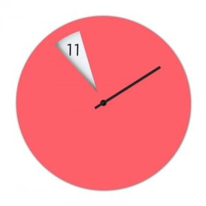Freakish Wall Clock (Pink) - Sabrina Fossi Design