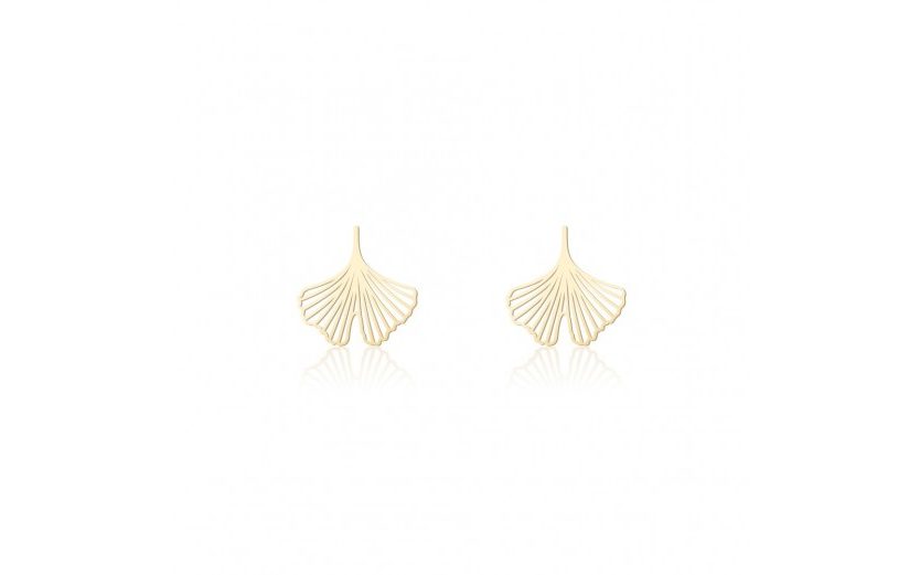 Ginkgo Earrings XS (Gold) - Moorigin