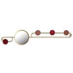 ROXANNE Coat Hanger with Mirror (Multicolor) - Versa