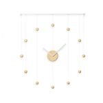 Hangtime Wall Clock (White / Natural) - Umbra