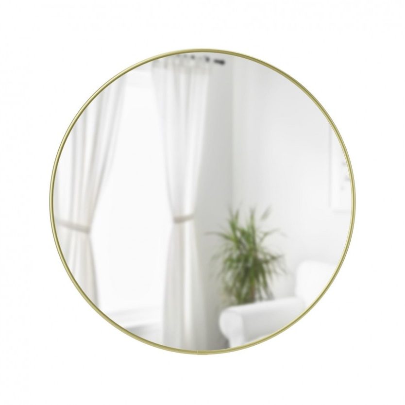 Hubba Wall Mirror 61 cm (Brass) - Umbra