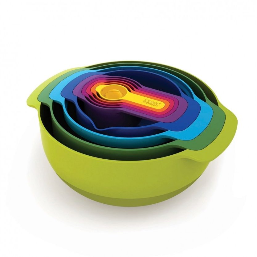 Nest™ 9 Plus Mixing Bowls & Measuring Cups Set (Multicolored) - Joseph Joseph