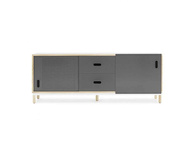 Kabino Sideboard with Drawers (Grey) - Normann Copenhagen