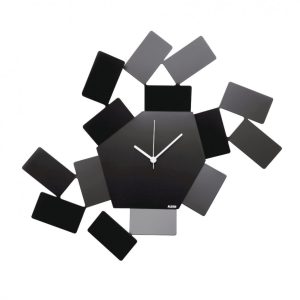La Stanza dello Scirocco Wall Clock (Black) - Alessi