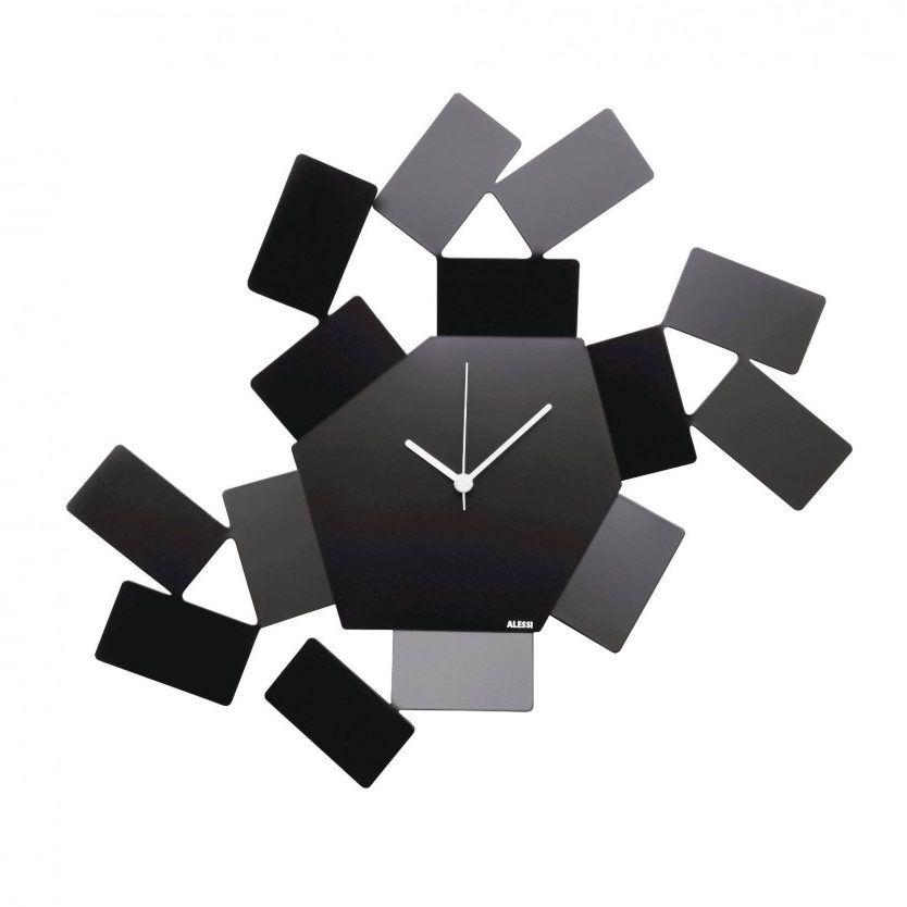 La Stanza dello Scirocco Wall Clock (Black) - Alessi