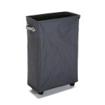 Laundry Basket with Wheels (Charcoal) - Versa