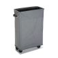 Laundry Basket with Wheels (Grey) - Versa