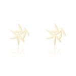 Leafy Earrings XS (Gold) - Moorigin