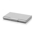 Card Box 20 Business Card Case (Silver) - LEXON