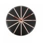 Lines Wall Clock (Black / Natural) - Karlsson