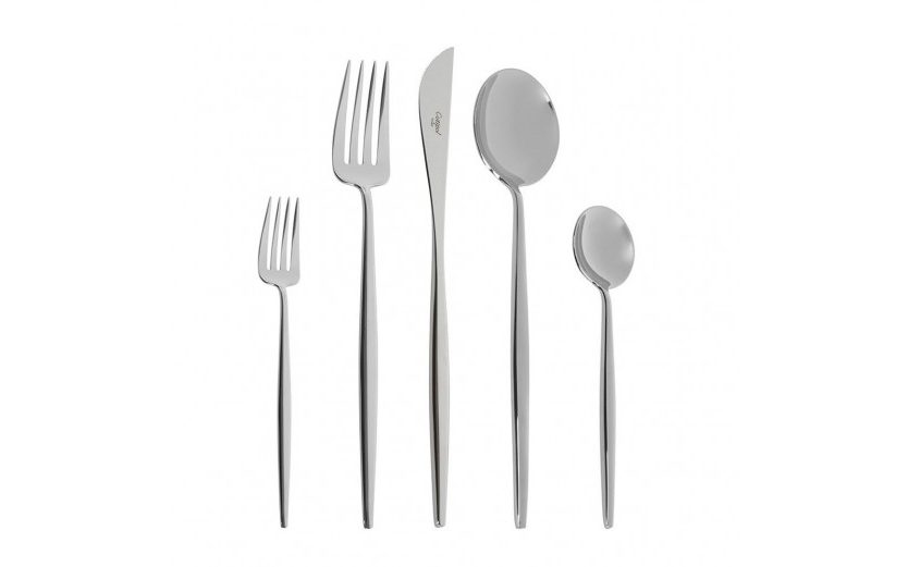 Moon 5-Piece Cutlery Set Polished - Cutipol
