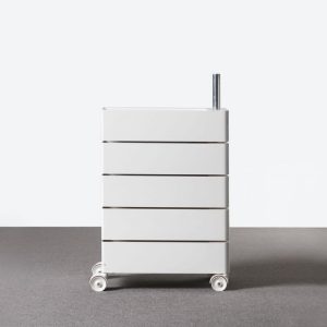 360° Container Drawer Unit 5 Compartments (White) - Magis