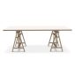 Teatro Rectangular Table (Solid Beech / MDF White) - Magis