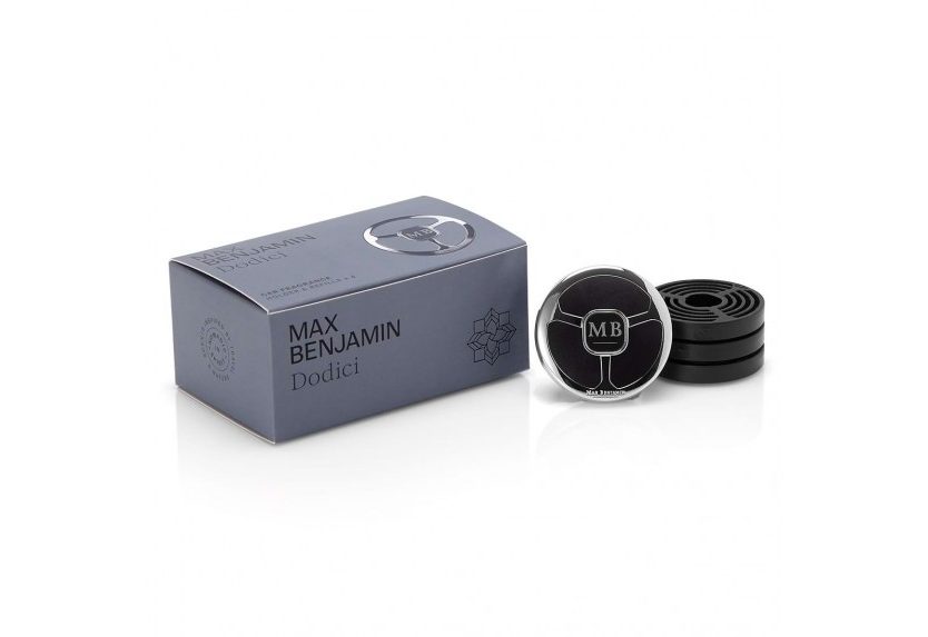 Dodici Car Fragrance Kit Gift Set (5 Pieces) - Max Benjamin