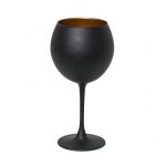 Maya Black Gold Red Wine Glasses 655 ml (Set of 6) - Espiel