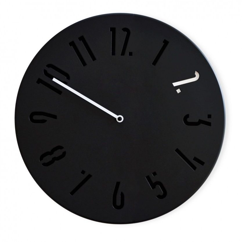 Mi Wall Clock (Black / White) - Sabrina Fossi Design