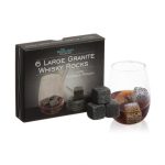 Granite Whisky Stones with Pouch (Set of 6) - The Mixology Collection