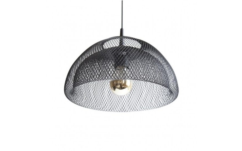 Moiré Ceiling Lamp 30cm (Black) - The Fundamental Group