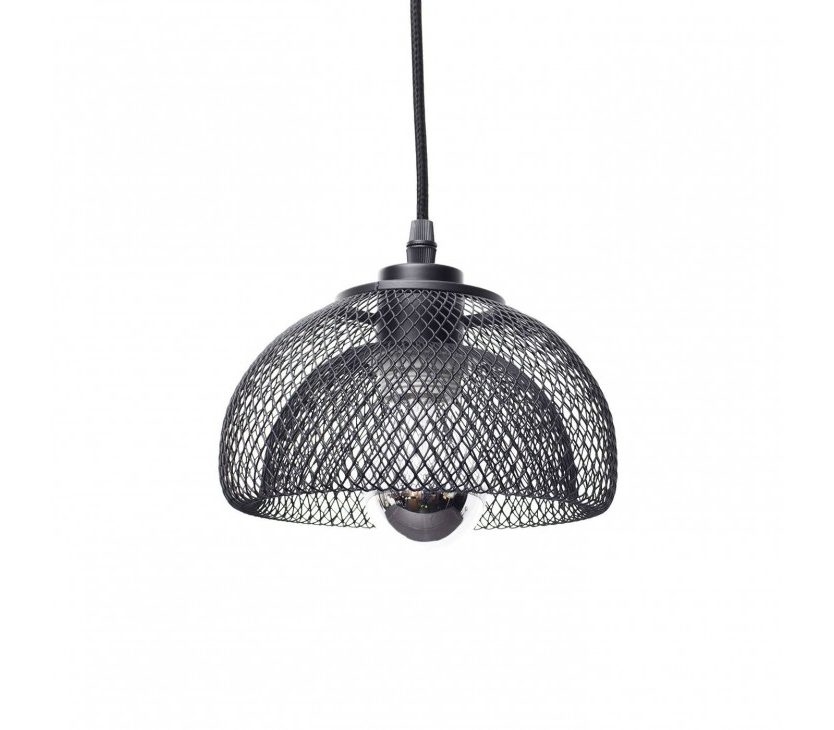 Moiré Ceiling Lamp 20cm (Black) - The Fundamental Group