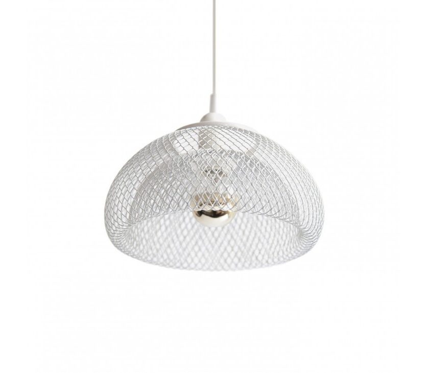 Moiré Ceiling Lamp 20cm (White) - The Fundamental Group