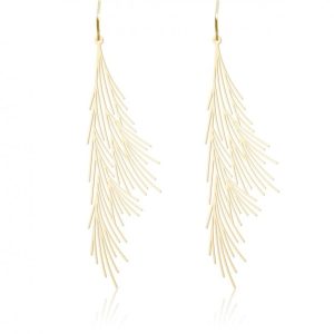 Common Reed Earrings M (Gold) - Moorigin