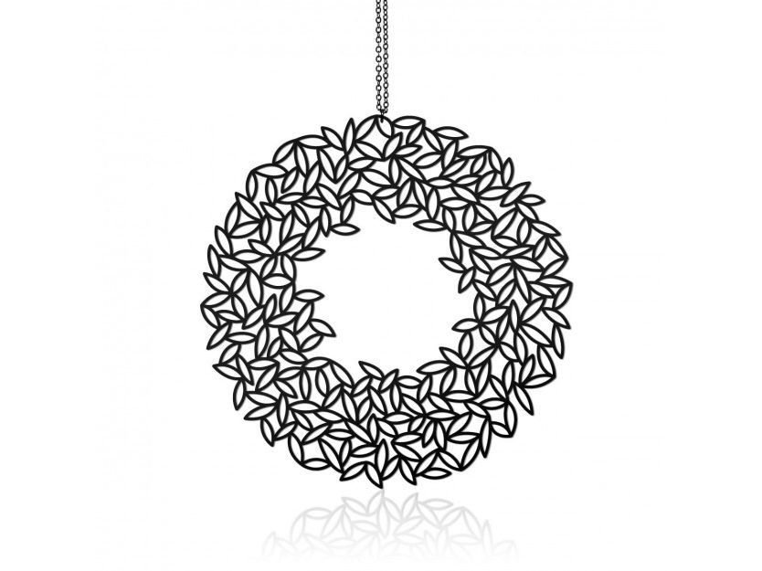 Leafy Pendant L (Black) - Moorigin