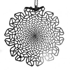 Chrysanthemum Pendant (Black) - Nervous System