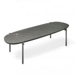 Niobe 671 Coffee Table (Marquina Marble) - Zanotta