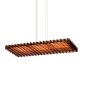 Grid Triple LED Pendant Light (Acrylic Bronze) - Pablo Designs