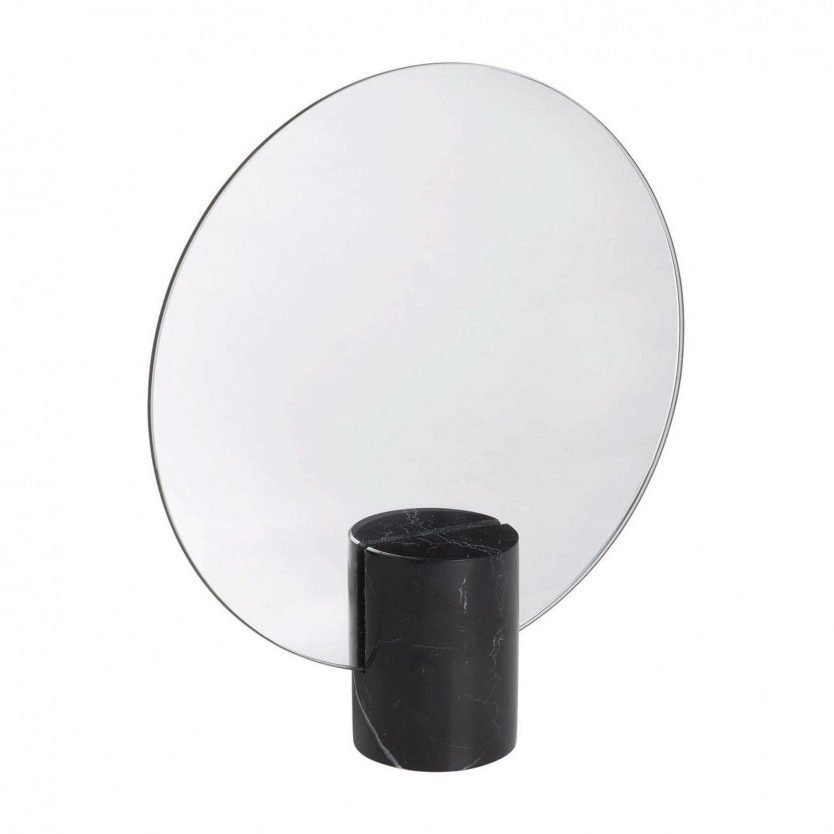 Pesa Marble Table Mirror (Black) - Blomus